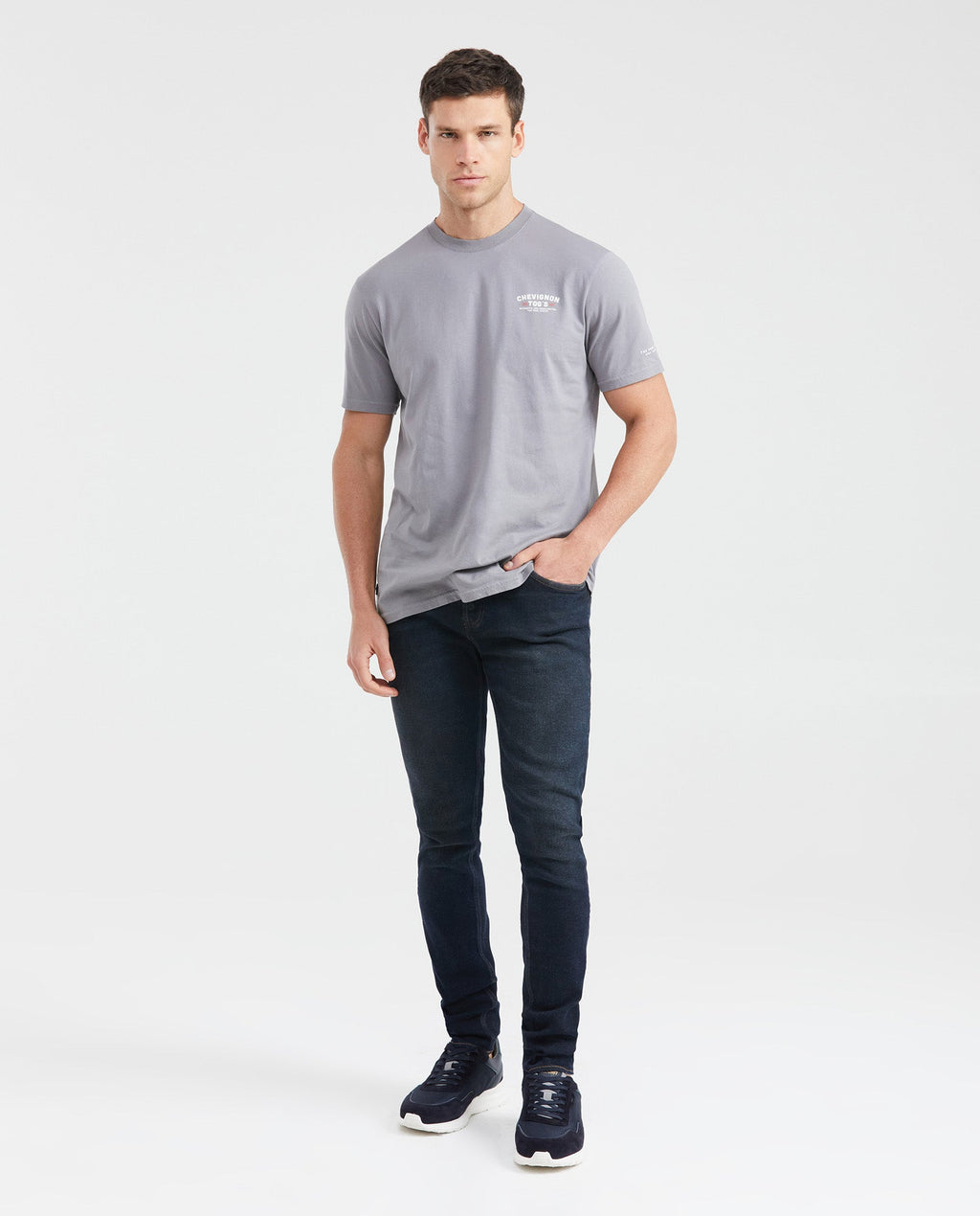 Men's Classic Fit Graphic T-Shirt Front-Back Print in Cotton - 6