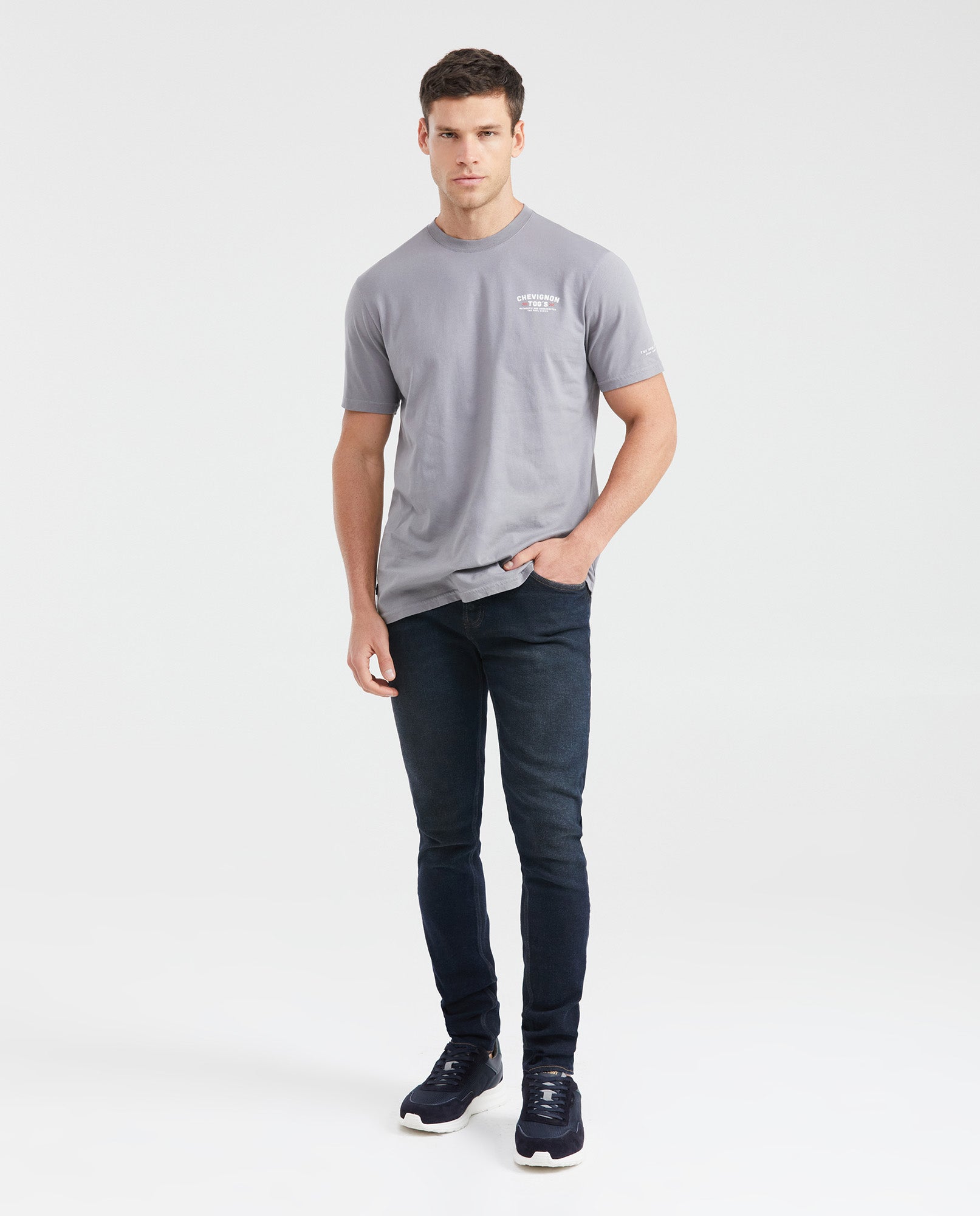 Men's Classic Fit Graphic T-Shirt Front-Back Print in Cotton - 6