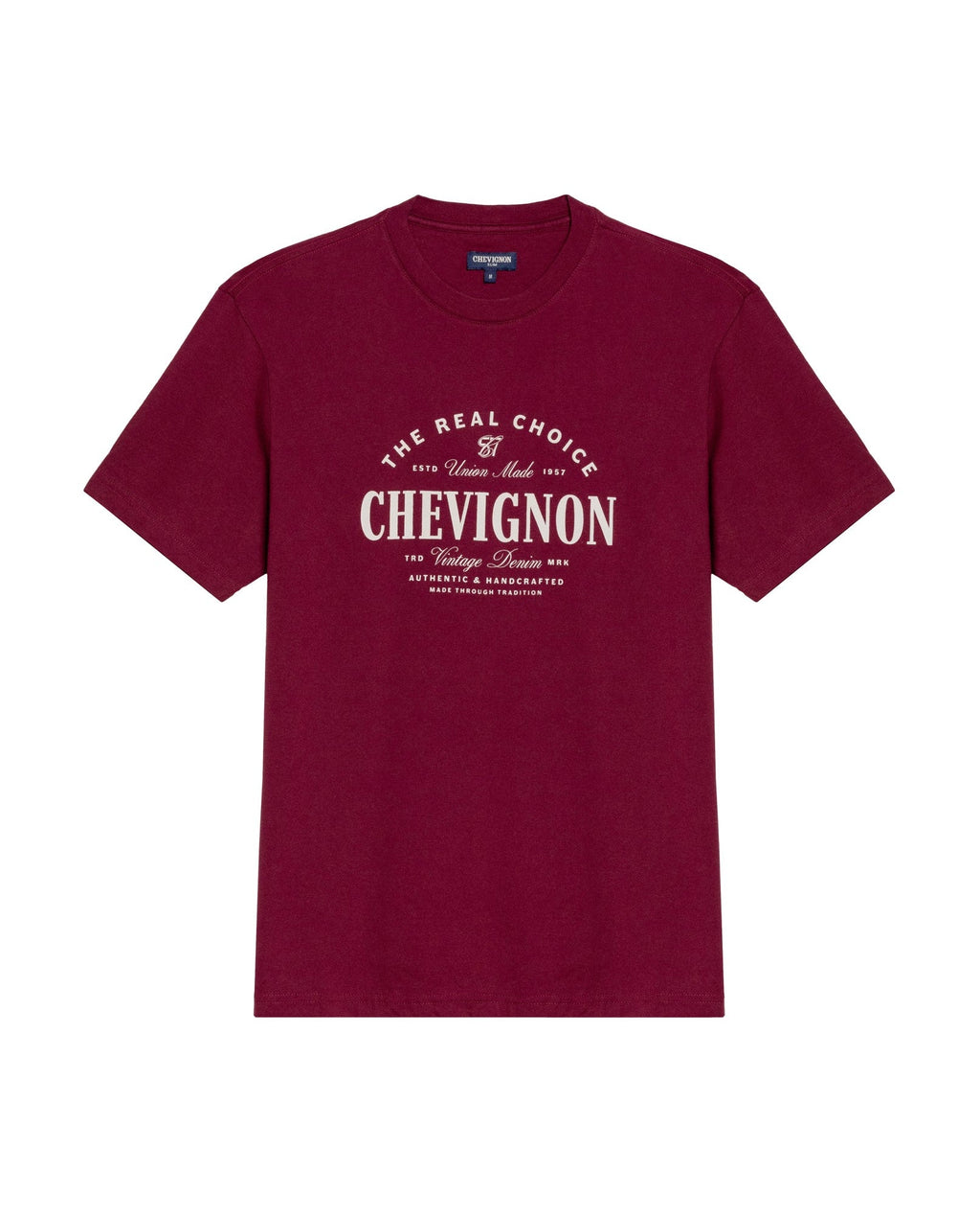 Men's Slim Fit T-shirt in Cotton, Mariner - 3