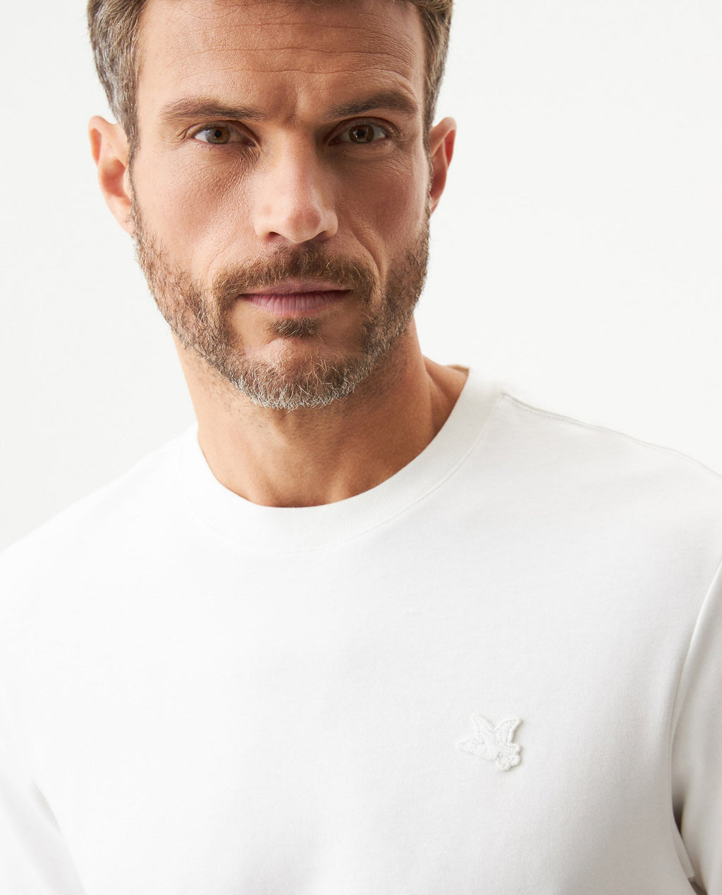 Men's Slim Fit T-shirt in Cotton-Polyester Blend, Waypoint - 4
