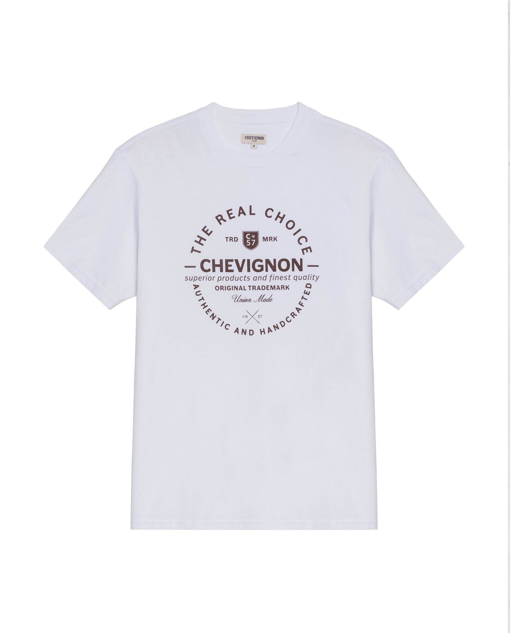 Men's Slim Fit Short Sleeve T-shirt in Cotton, Festive - 1