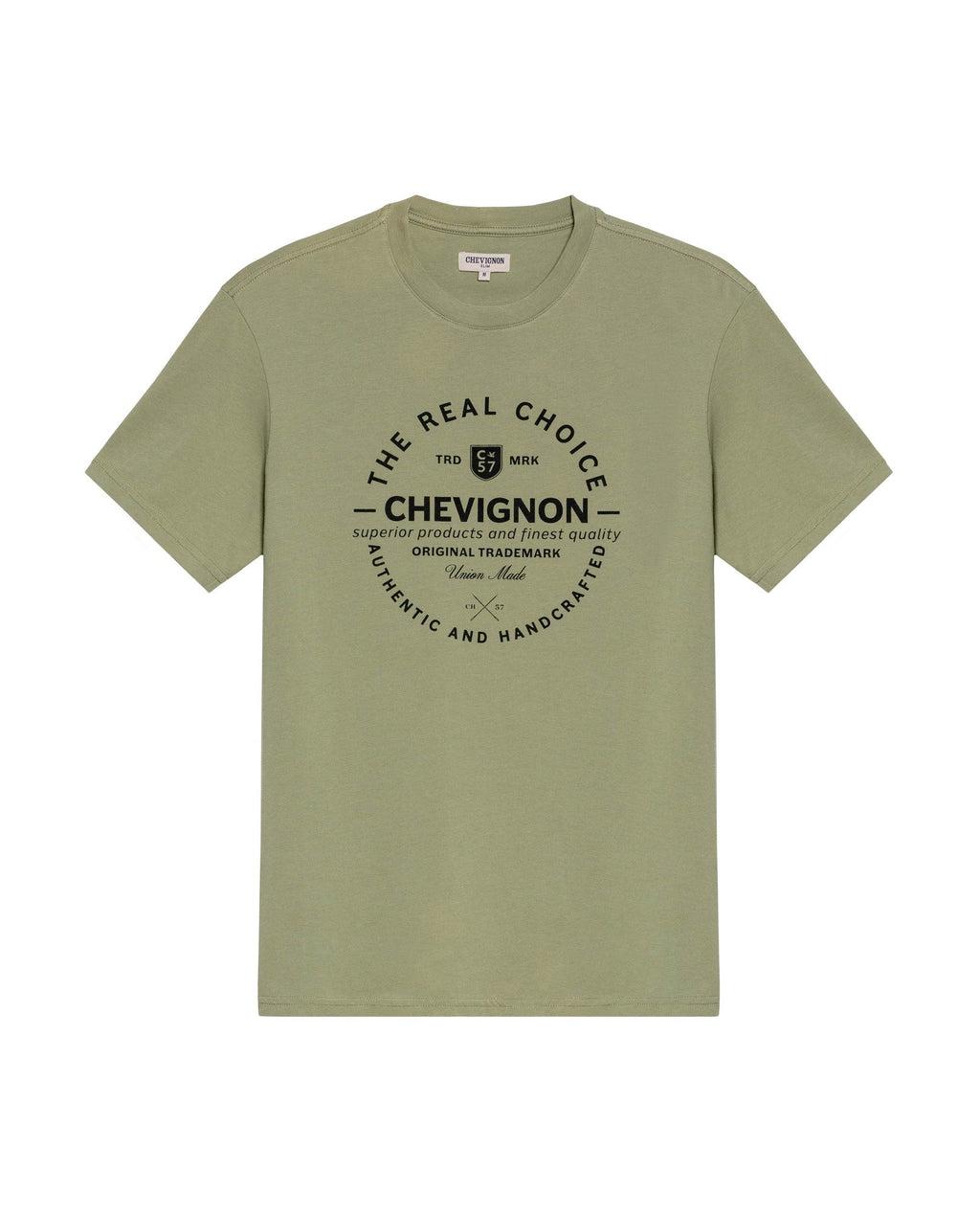 Men's Slim Fit Short Sleeve T-shirt in Cotton, Festive - 1