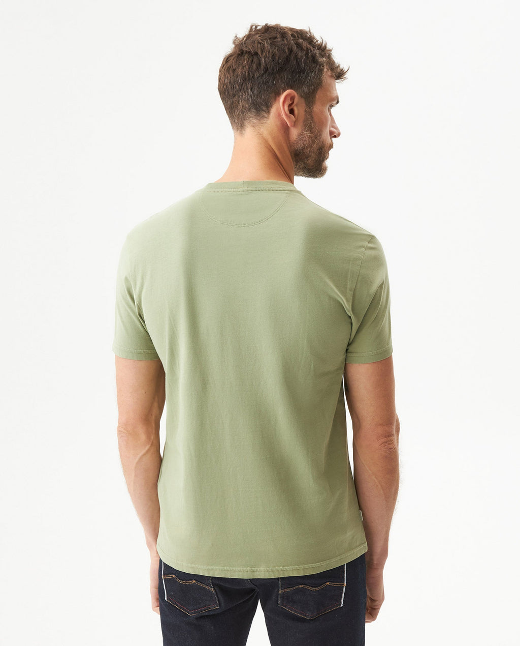 Men's Slim Fit Short Sleeve T-shirt in Cotton, Festive - 5