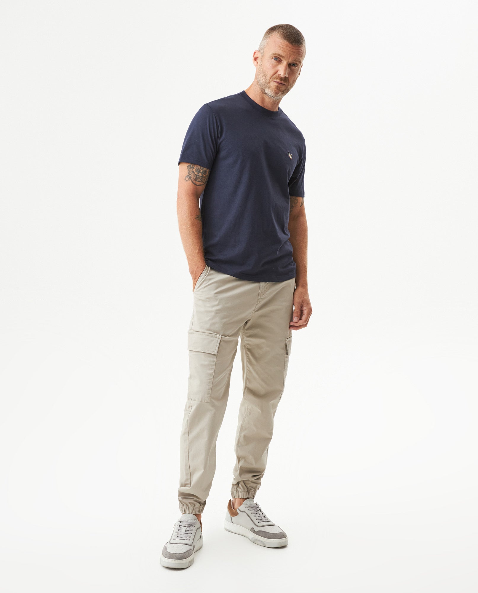 Men's Essential Slim Fit Short Sleeve T-shirt in Pima Cotton, Heritage - 3