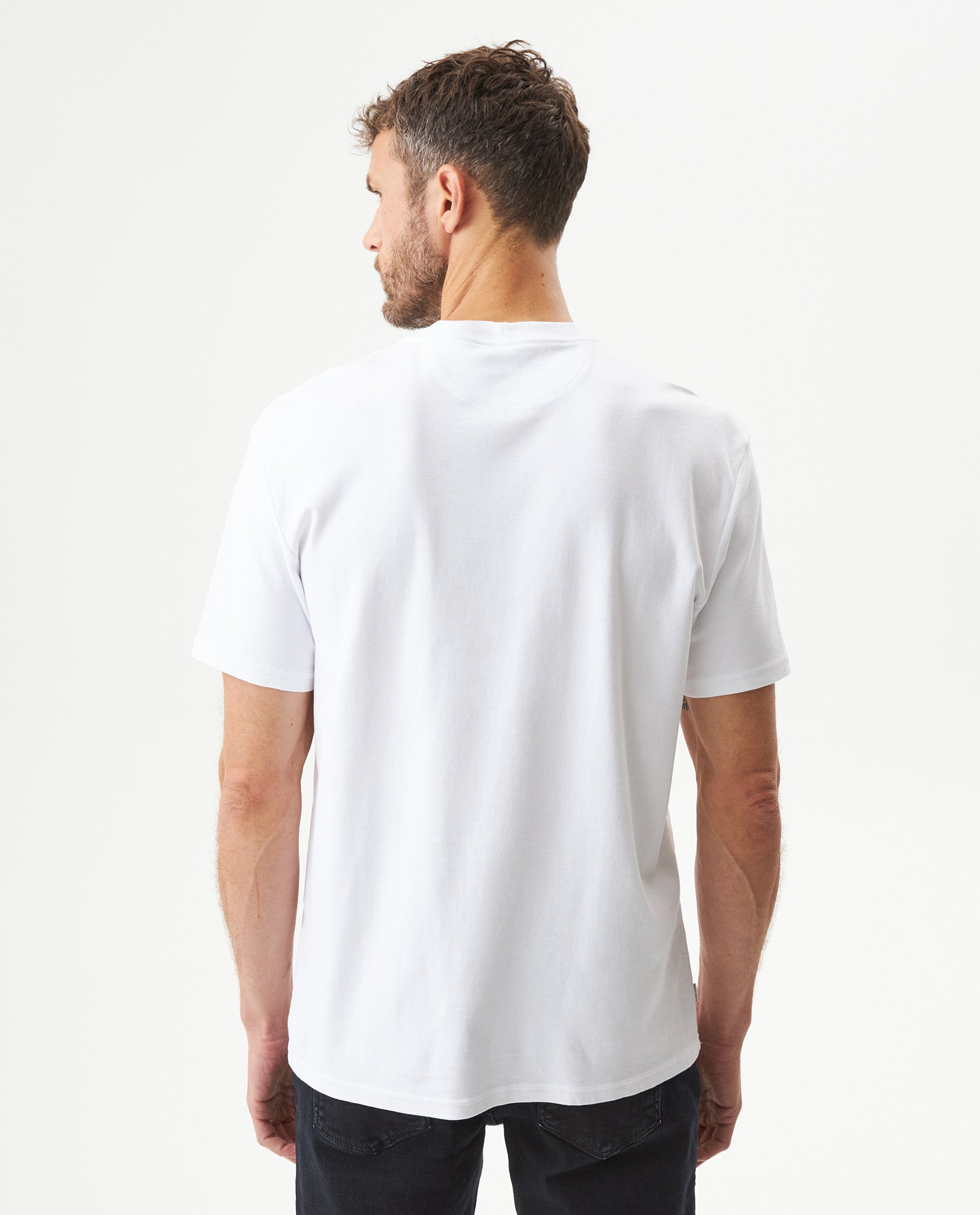 Men's Classic Fit Printed T-shirt in Cotton, Shipyard - 5