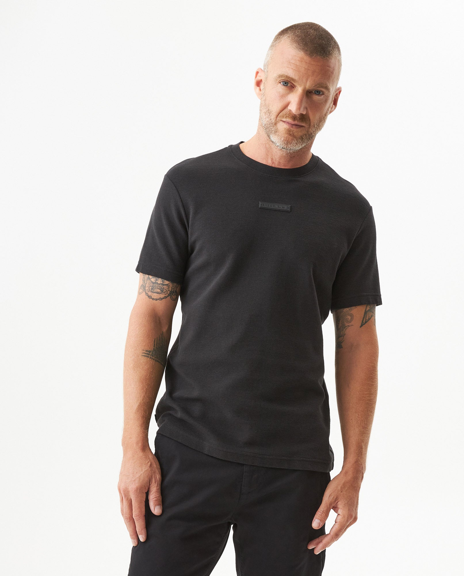 Men's Classic Fit Embroidered T-shirt in Cotton, Moorings - 2