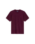Men's Embroidered Slim Fit T-shirt in Cotton, Twilight  - 1