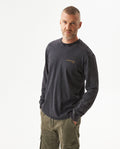 Men's Long Sleeve Regular Fit Graphic T-shirt in Cotton, Archor - 1