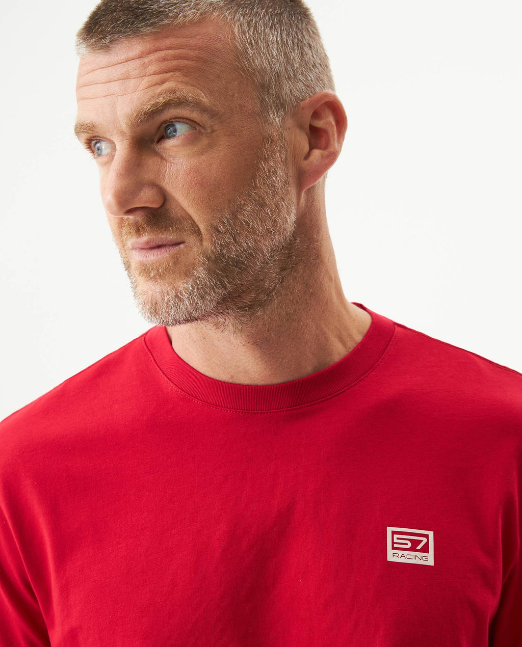 Men's Racing Graphic Classic Fit T-shirt in Cotton, Captain 63_649G904_ROJ191557_5